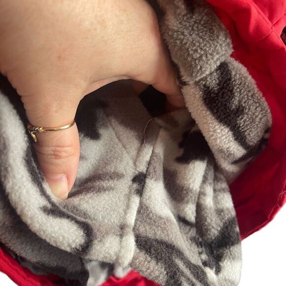 WonderKids layered coat vest zip in NEW 3T NWT grey camo fleece - Picture 2 of 14